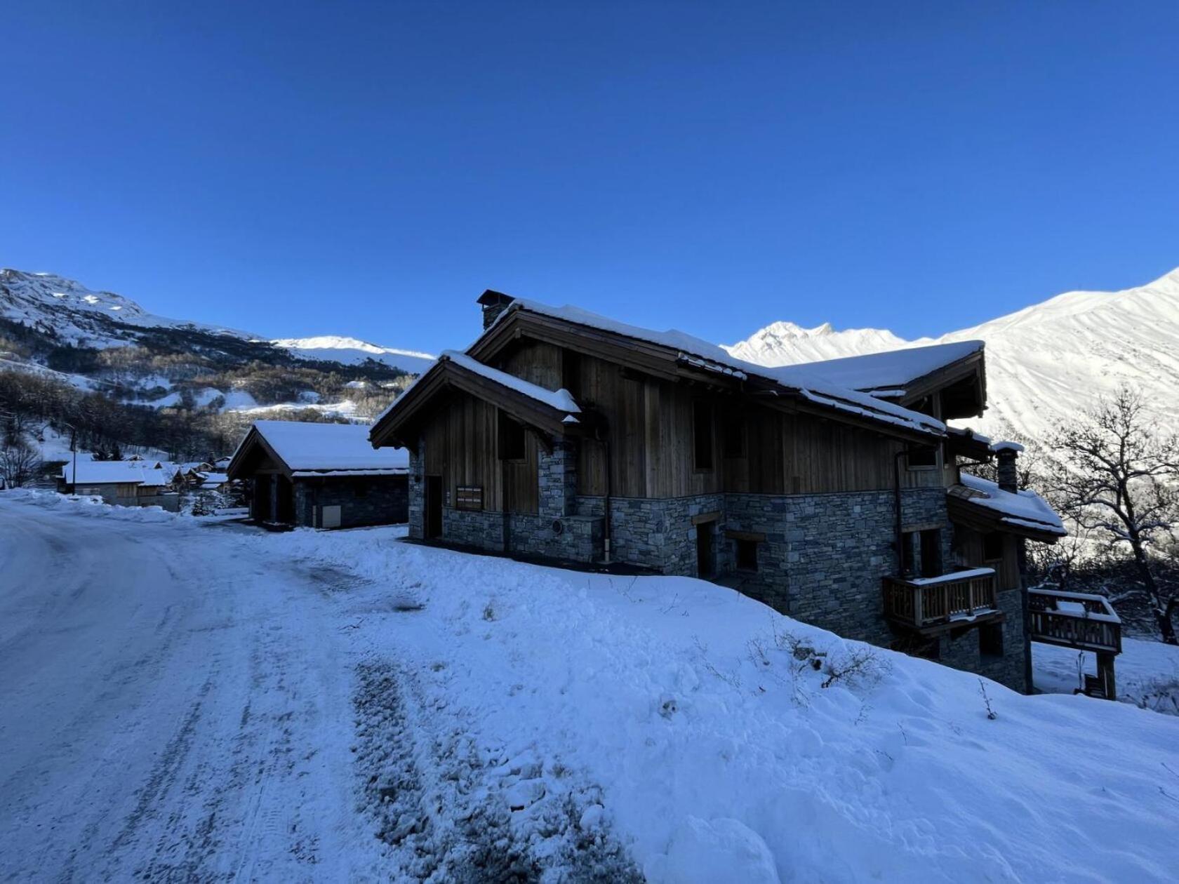 Les Chalets Du Cheval Noir - Appartement Neuf 4 Pieces 8 Personnes Avec Vue La Vallee Mae-2174 Saint-Martin-de-Belleville Eksteriør bilde